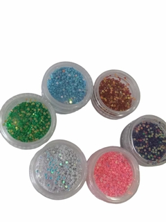 Mini confetti metalizados x6u - comprar online