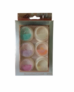 POLVO EFECTO SUGAR - MATTE- GLITTER CITY GIRL 6U. City