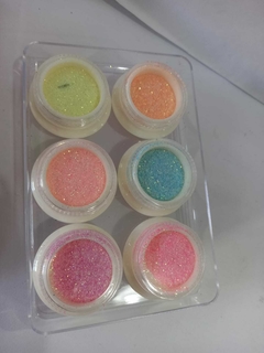 POLVO EFECTO SUGAR - MATTE- GLITTER CITY GIRL 6U. City - Perfumeria isabella