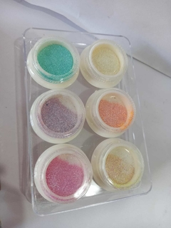POLVO EFECTO SUGAR - MATTE- GLITTER CITY GIRL 6U. City en internet
