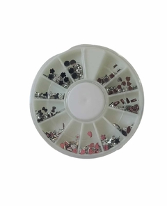 Carrusel de decoración combinada para uñas. - comprar online