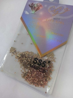 Strass dorado por medidas City girl en internet