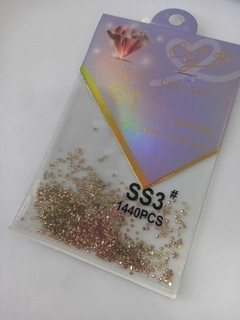 Strass dorado por medidas City girl - comprar online