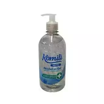 Alcohol komili- Gel neutro 500ml
