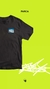 Remera negra "my name is PARCA"
