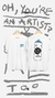 Remera blanca "my name is PARCA"