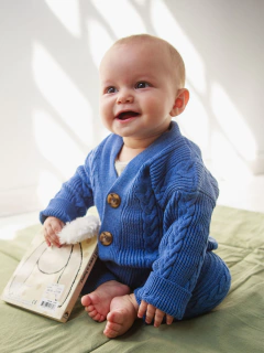 Cardigan Munich Azul Denim