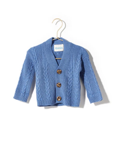 Cardigan Munich Azul Denim - comprar online