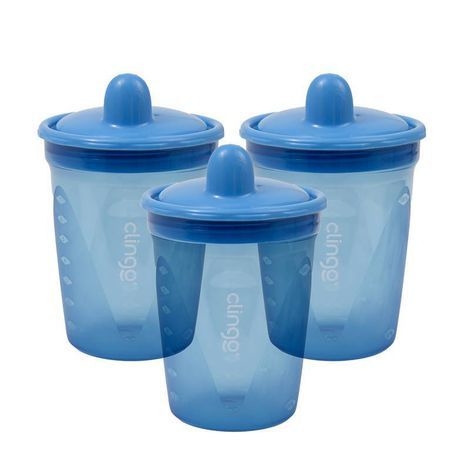 Kit 3 Copos de Transição Azul - Clingo