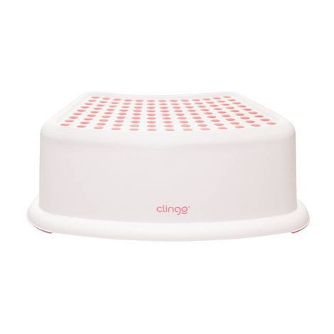 Degrau Infantil Antiderrapante Rosa - Clingo