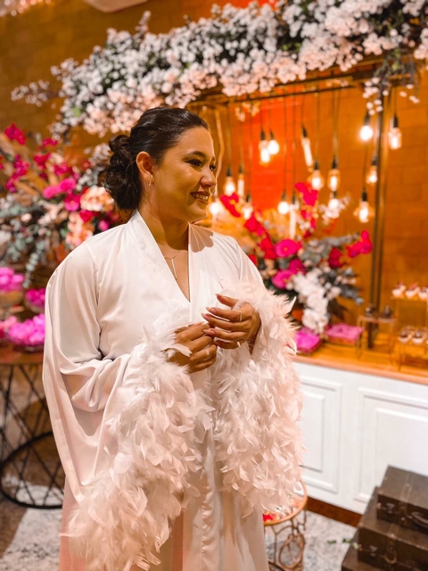 Robe Plumas - Branco