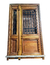 Puerta y 1/2 en Cedro, molduras en madera / rejas - comprar online