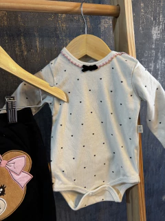 CONJUNTO BODY SUEDINE E CALÇA PRETA BUMBUM BORDADO LILIAN - UPI ULI - loja online