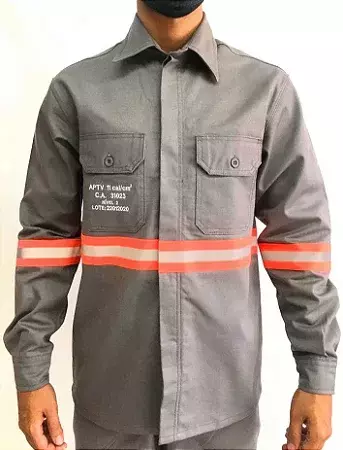 JALECO ANTI CHAMA CZ FAIXA 50MM ATPV 11 CAL/CM TAM M CA 47308