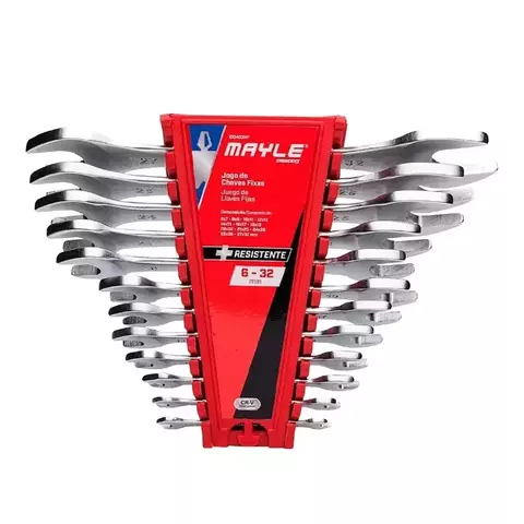 JOGO CHAVE COMBINADA 06A32MM15PC MAYLE