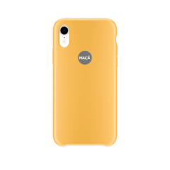 IPHONE XR - CAPA SILICONE - AMARELO DOURADO