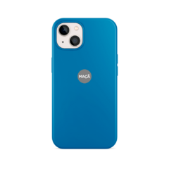 IPHONE 15 - CAPA SILICONE - AZUL ROYAL