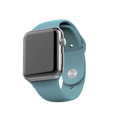 PULSEIRA APPLE WATCH 42/44MM - SILICONE AZUL BEBE