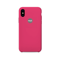 CAPINHA IPHONE X/XS - SILICONE FUCSIA - comprar online