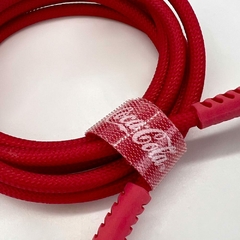 CABO IPHONE/IPAD MFI ELITE COKE - VERMELHO - IWILL - comprar online