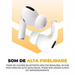 FONE DE OUVIDO BLUETOOTH - EARBUDS GPRO AIR - BRANCO - GSHIELD na internet
