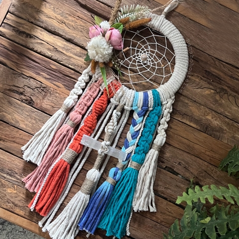 Filtro dos Sonhos Macramê Coleção Tempo (Pronta entrega) 5