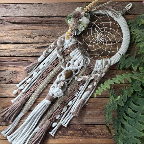 Filtro dos Sonhos Macramê Coleção Tempo (Pronta entrega) 1