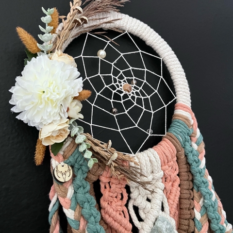 Filtro dos Sonhos Macramê Coleção Tempo (Pronta entrega) 3