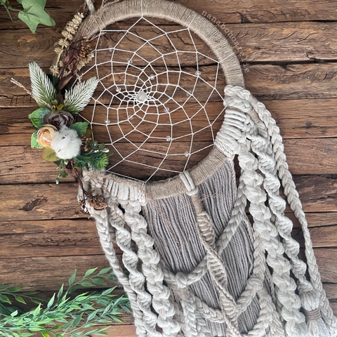 Filtro dos Sonhos Macramê Coleção Tempo (Pronta entrega) 6