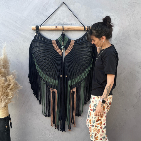 Asas Respirar -Preta 70cm x 131 cm