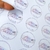 ADESIVOS 4CM COM LOGO - 480unid ou 960unid