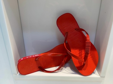 Chinelo Feminino Adulto Santa Lolla Rubber - Vermelho