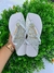 Chinelo Feminino Adulto Havaianas Flor Gliiter - Branca - comprar online