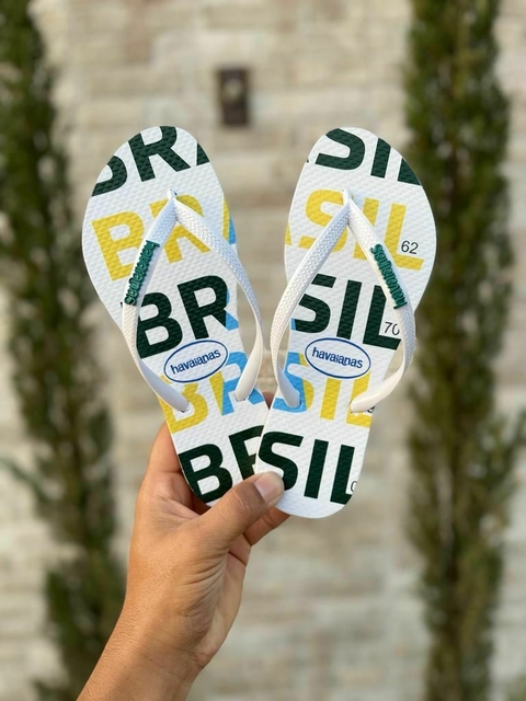 Chinelo Feminino Adulto - Havaianas- Brasil 008