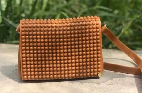 Bolsa Melissa Pérola - Caramelo