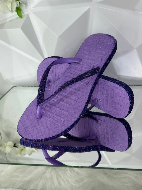 Chinelo Feminino Adulto- Santa Lolla- Anitta- Lilás