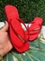 Chinelo Feminino Adulto - Havaianas Tratorada Glitter - Vermelho