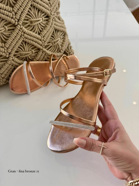 Sandalia Adulto - Gran - Dourada