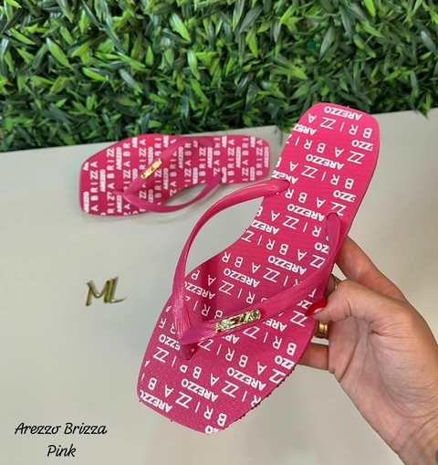Chinelo Feminino Adulto - Arezzo Brizza - Pink