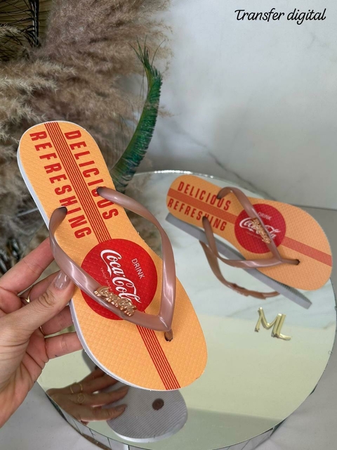 Chinelo Feminino Adulto Coca-Cola - 065