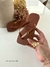 Chinelo Feminino Infantil - Havaianas Coração - Marron