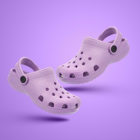 Crocs infantil Eva Feminino - Lilás