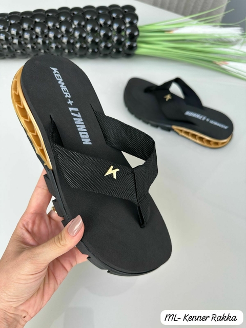 Chinelo Masculino Adulto - Kenner Rakka L7 - Dourado - comprar online