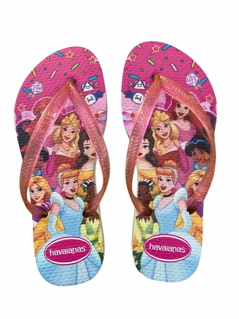 Chinelo Havaianas Feminino Infantil Princesas - comprar online