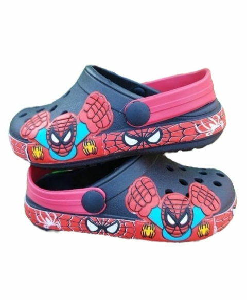 Crocs Baby Masculino - Homem-Aranha Preto - comprar online