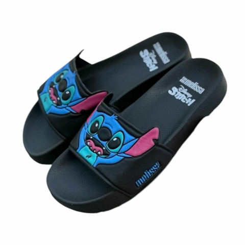Slide Feminino Adulto Melissa Stitch 002 - Preto - comprar online