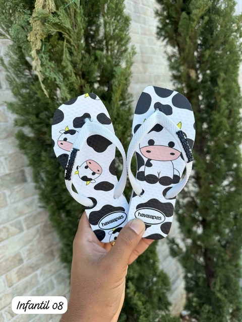 Chinelo Feminino Infantil Bico Quadrado Havaianas - Vaquinha - comprar online