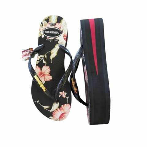 Anabela Feminino Adulto Havaianas Flores - comprar online