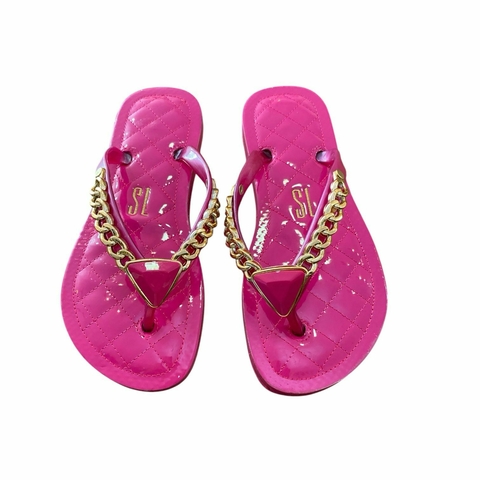 Chinelo Feminino Santa Lolla Flip Flop Correntinha News - Pink - comprar online