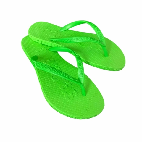 Chinelo Feminino Adulto Havaianas London - Verde Neon - comprar online